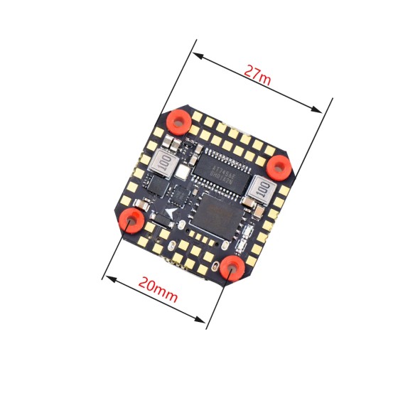 Hot Sales JHEMCU F405 Flight Controller With NOXE Baro OSD Blackbox 10V BEC Compatible 3-6S 20x20mm Metal RC Parts Accs Black